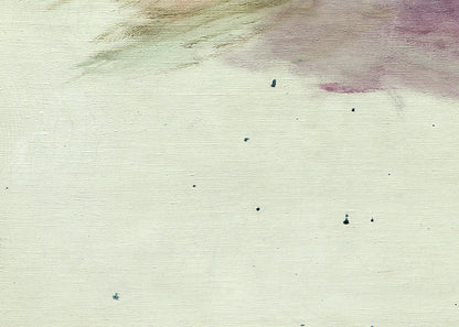 Water #1 (Abstract in Cyan, Violet, and Yellow), Painting, circa 1967