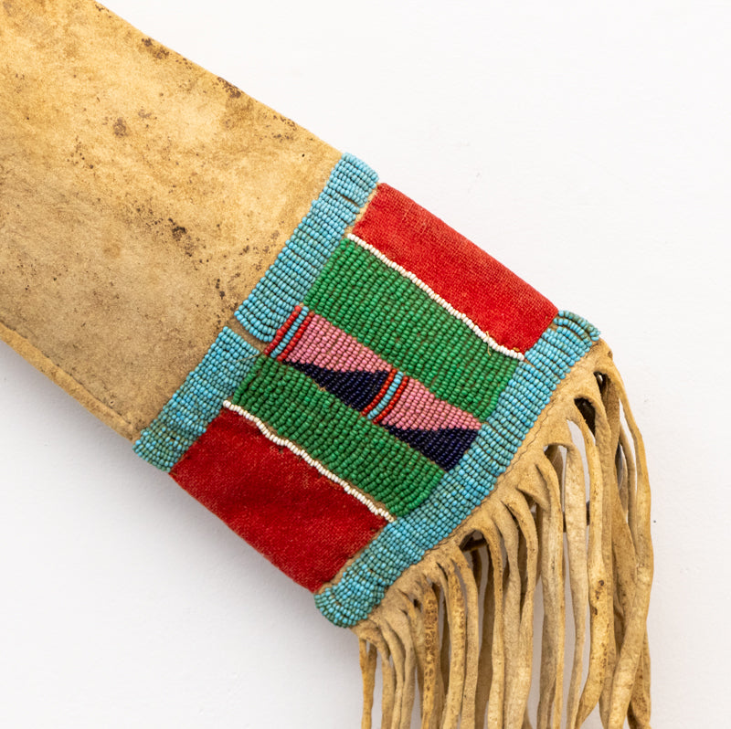 Classic Period Northern Plains Beaded Rifle Scabbard, circa 1865
