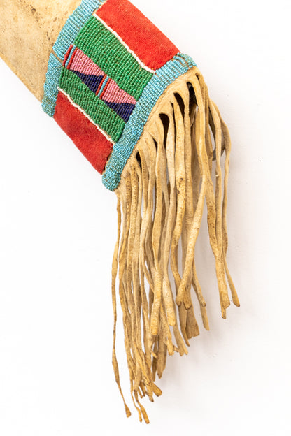 Classic Period Northern Plains Beaded Rifle Scabbard, circa 1865