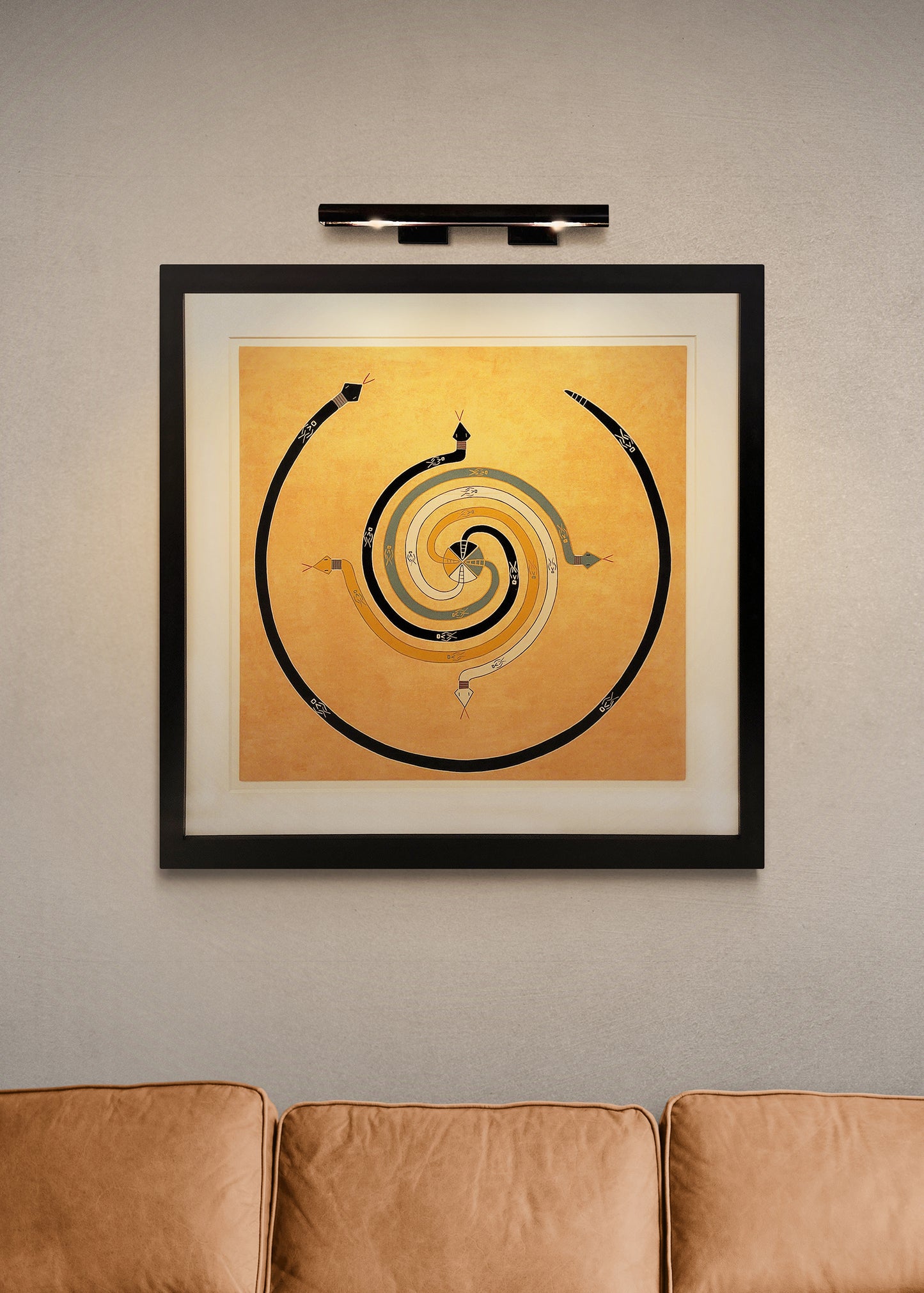 Memory Aid, Whirling Snakes or Whirling Mountain, circa 1980