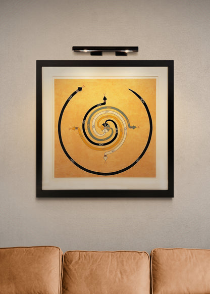 Memory Aid, Whirling Snakes or Whirling Mountain, circa 1980