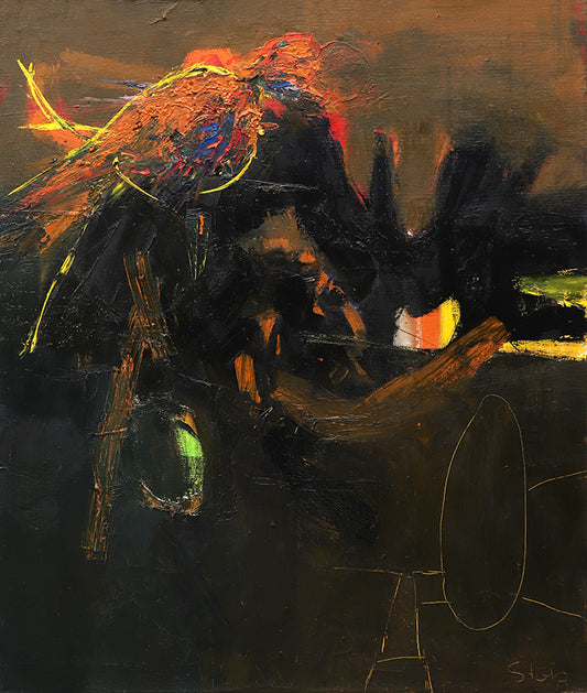 Untitled (Abstract of Bird), Painting