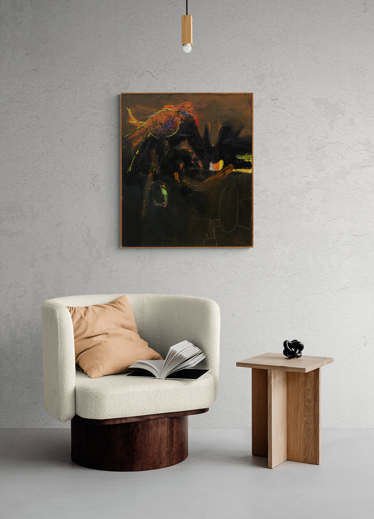 Untitled (Abstract of Bird), Painting