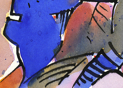 Walpi #4 (Hopi Village on First Mesa, Arizona), Painting, 2001
