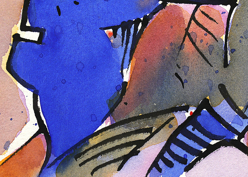 Walpi #4 (Hopi Village on First Mesa, Arizona), Painting, 2001