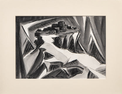 Walpi #16 (Hopi Village on First Mesa, Arizona), Painting, circa 2004