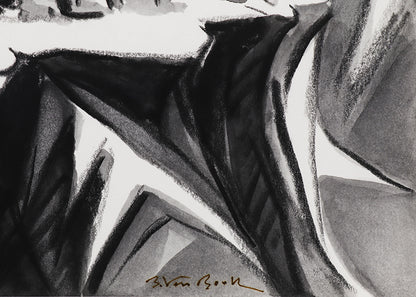 Second Mesa #3 (Hopi Pueblo, Arizona), Painting, circa 2004