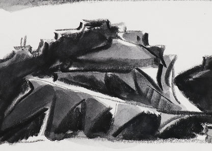 Second Mesa #3 (Hopi Pueblo, Arizona), Painting, circa 2004