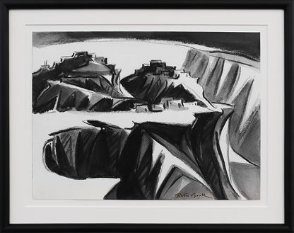 Second Mesa #3 (Hopi Pueblo, Arizona), Painting, circa 2004