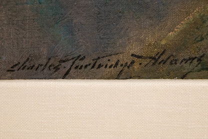 Untitled (Ancient Tree in Canyon Landscape), Painting