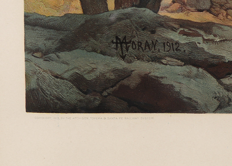Grand Canyon of Arizona from Hermit Rim, Print, 1912
