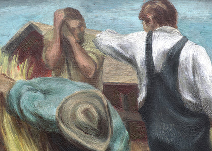 Untitled Mural Study, Painting, 1936