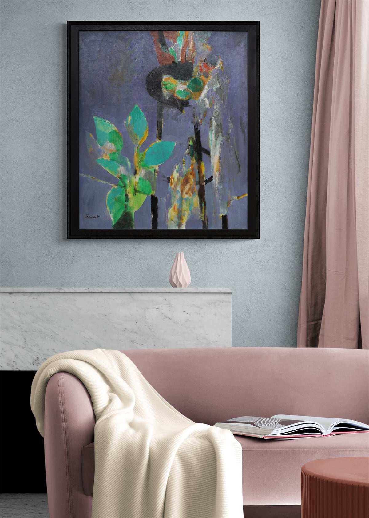 Untitled (Plant and Stool), Painting, 1959