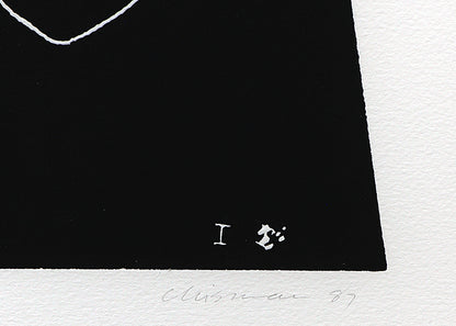 I Have Lost Part of the World, Print, dated 1987, Dale Chisman (1943-2008), vintage fine art, Vertical, Medium, Framed, lithograph, paper, dated 1987, 1950-1999, 1980s, 20th CENTURY (1900-1999), Dale, Chisman, Abstract, 23 ½ x 17 ½ inches