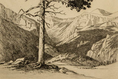 Moraine Park, Estes Park, Colorado (Mountain Moods), Print, circa 1916