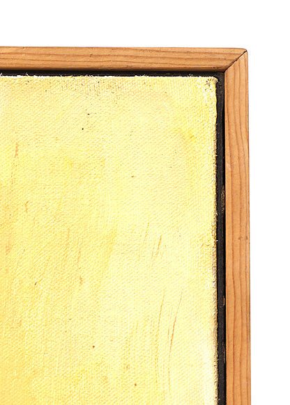 Mesa Verde (Abstract in Gold, Burgundy, Pink, and Ochre), Painting, 1988