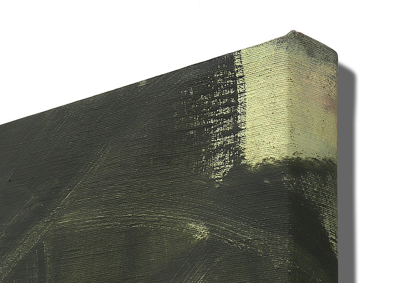 Untitled (Brown and Green Abstract), Painting, 1994