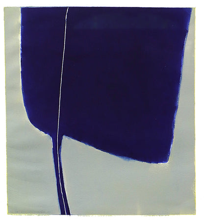 Untitled (Abstract Blue and Grey), Print, circa 1990-2005