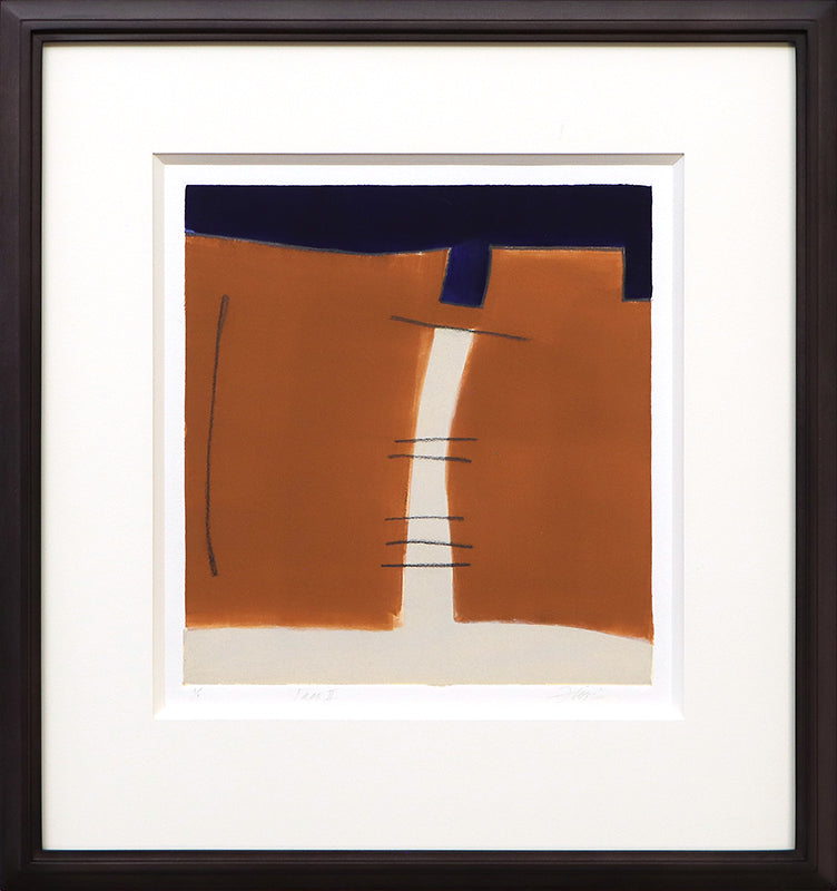 Taos II (Composition with Umber, Blue, and Cream), Print, circa 1990-2005