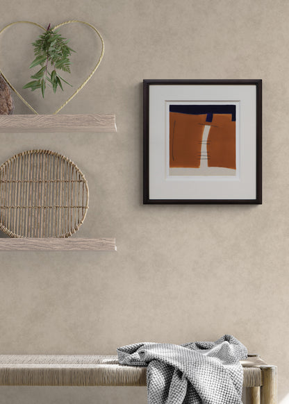 Taos II (Composition with Umber, Blue, and Cream), Print, circa 1990-2005
