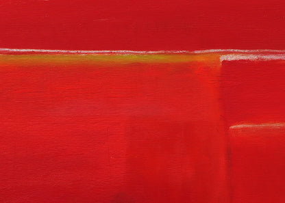 Untitled (Abstract Red with Blue and Yellow), Print