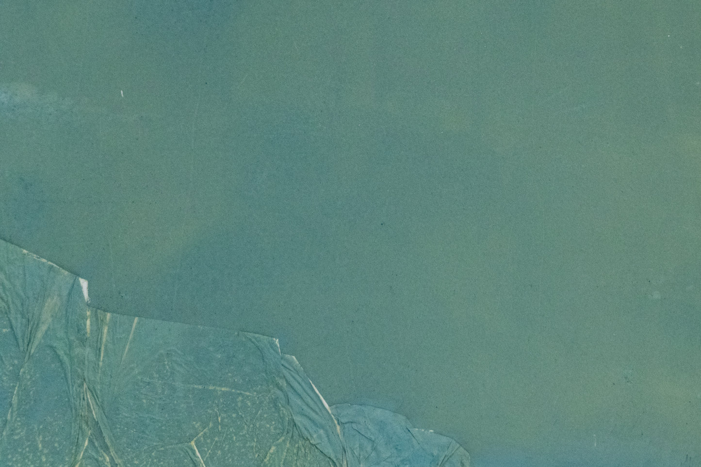 The Embrace (Abstract in Seafoam Green and Blue), Collage, circa 1990-2005