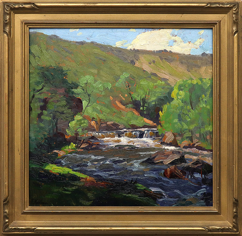 Untitled (River Landscape), Painting, 1920-1930