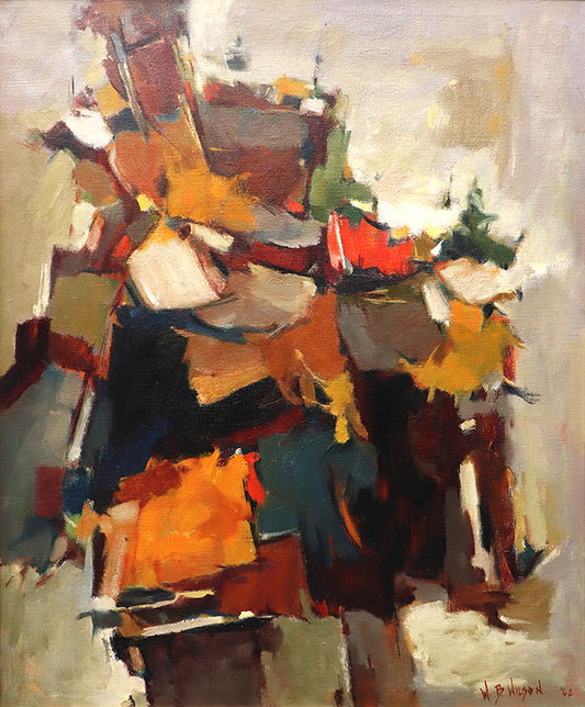 Walter Blakelock Wilson, Looming Bluff, dated 1962, oil on canvas Painting