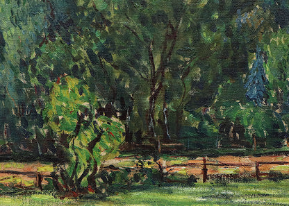 View From The Park (Colorado Landscape), Painting