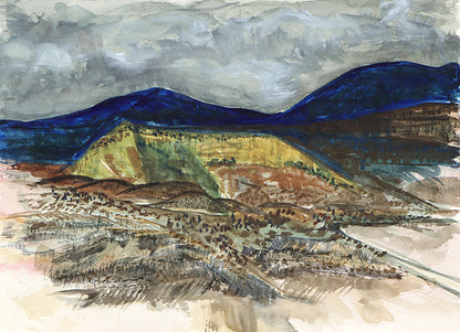Taos Mountain, Painting, 1977