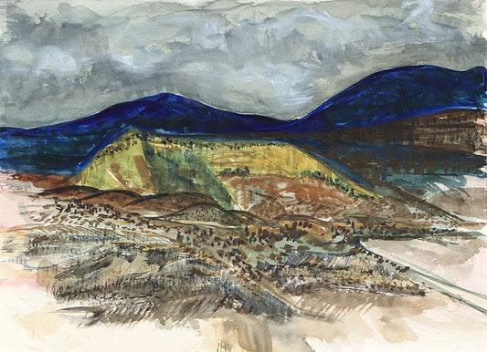 Taos Mountain, Painting, 1977