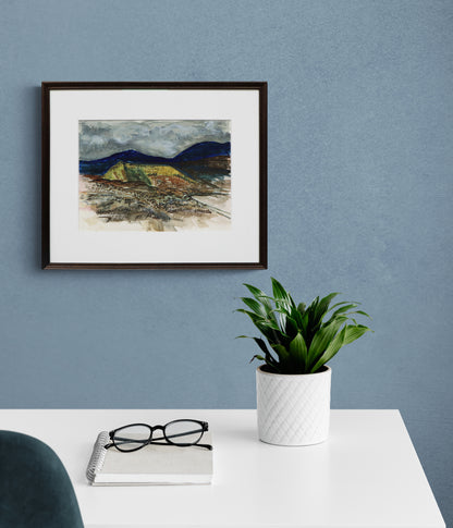 Taos Mountain, Painting, 1977