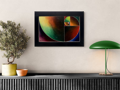 Logarithmic Spiral #2, Painting, circa 1970-1979