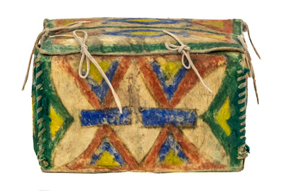 Miniature Painted Parfleche Box