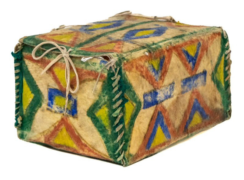 Miniature Painted Parfleche Box