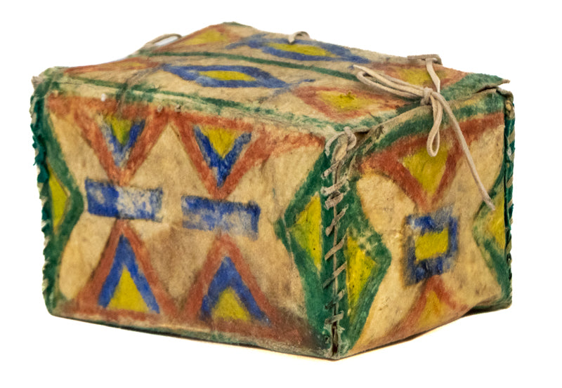 Miniature Painted Parfleche Box