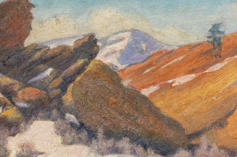 Red Rocks Park (Colorado), Painting, circa 1935