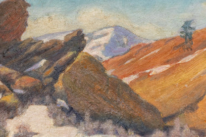 Red Rocks Park (Colorado), Painting, circa 1935