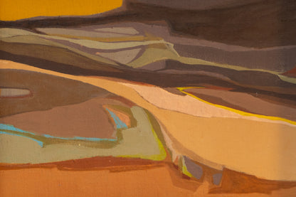 Desert Landscape (Abstracted Composition of a Desert Landscape), Painting, 1960