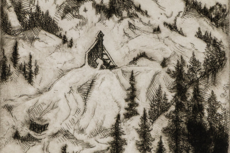 Red Mountain Relic (View of Red Mountain, Colorado), Print