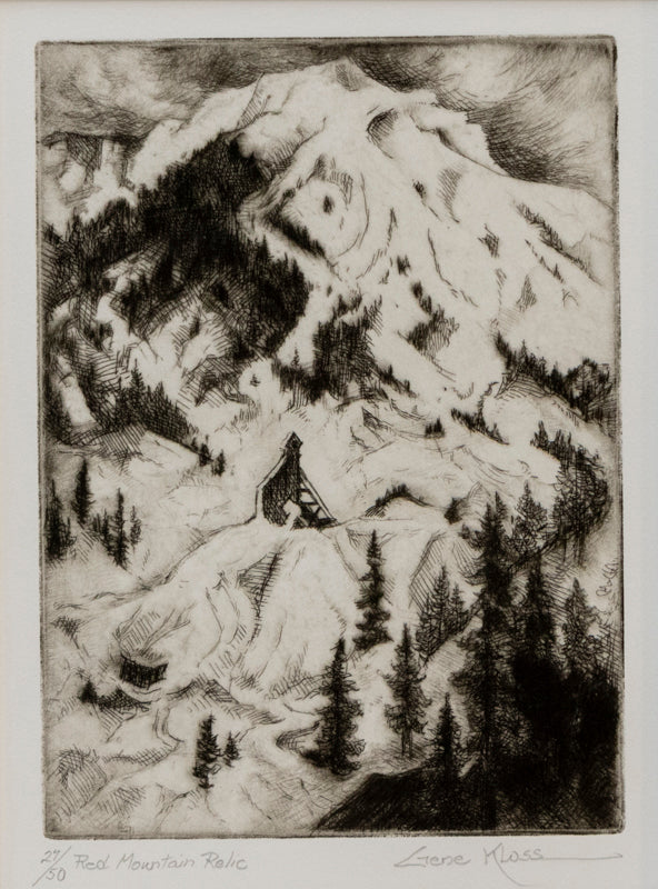Red Mountain Relic (View of Red Mountain, Colorado), Print