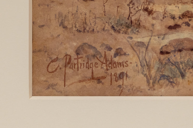 Spring Blossoms (Sunrise over the Platte River), Painting, 1891