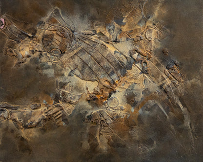 Untitled (Cosmos Abstract), Painting, circa 1960-1970