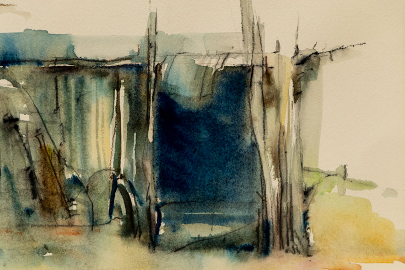 New Mexico (Semi Abstract Adobe), Painting