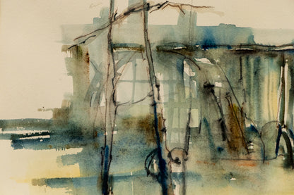 New Mexico (Semi Abstract Adobe), Painting