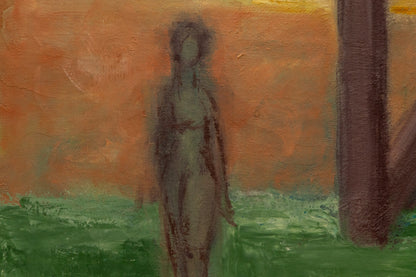 Untitled (Boats by the Pier), Painting