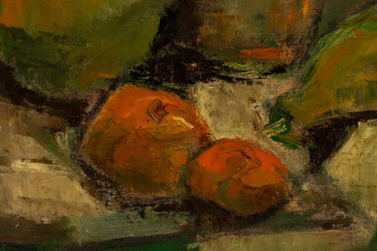 Still Life (#10) (Still Life of Bottles and Fruit), Painting