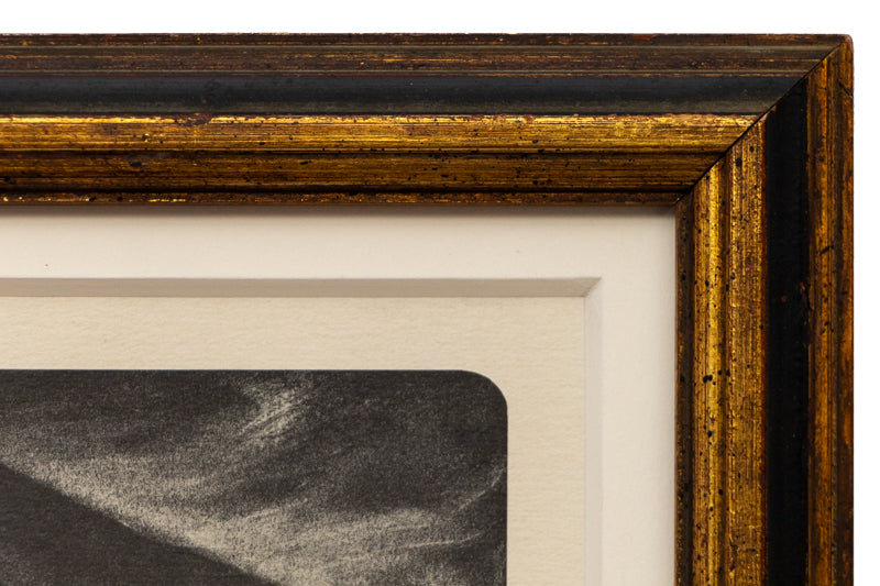 Small Ranch (Valley with River, House, and Sheep), Print