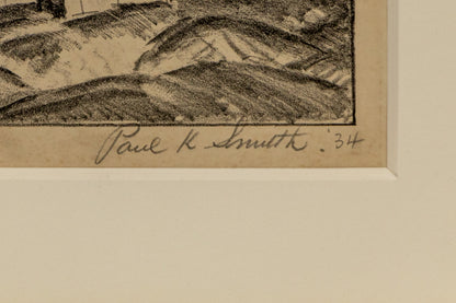 Three Gable House, NH, Print, 1934