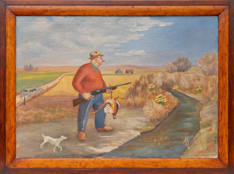 The Pheasant Hunter, Painting